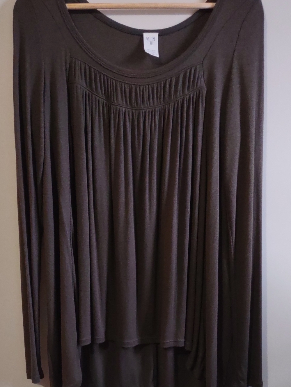 NWOTS* We The Free*Love Valley Long Sleeve Olive Brown. Medium